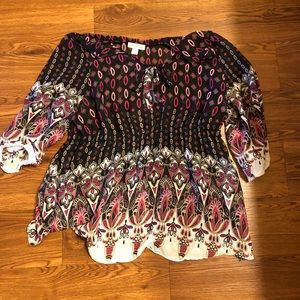 Sheer top layer oks great with a tank top under